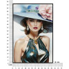 Mauro Ferretti Wandschild Pam met lijst 62x4x92 cm