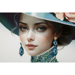 Mauro Ferretti Wandbild Pam met lijst 62x4x92 cm