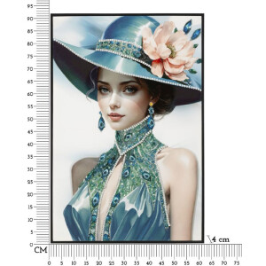 Mauro Ferretti Wandbild Pam met lijst 62x4x92 cm