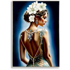 Mauro Ferretti Wanddecoratie Isabel met lijst 72x4x102 cm