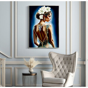 Mauro Ferretti Wanddecoratie Isabel met lijst 72x4x102 cm