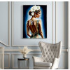 Mauro Ferretti Wanddecoratie Isabel met lijst 72x4x102 cm