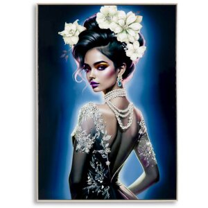 Mauro Ferretti Wandschilderij Isabel met lijst 72x4x102 cm