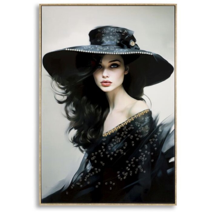 Mauro Ferretti Wandschilderij Dori met lijst 62x4x92 cm