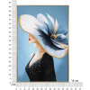Mauro Ferretti Wandafbeelding Dori met lijst 62x4x92 cm