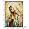 Mauro Ferretti Wandafbeelding Madonna met lijst 72x4x102 cm
