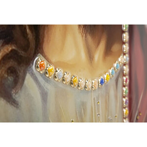 Mauro Ferretti Wandafbeelding Jezus met lijst 72x4x102 cm