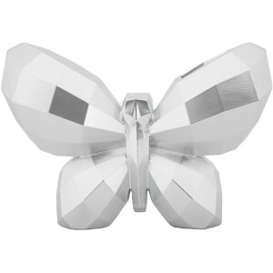 Mauro Ferretti Vaas Vlinder 22,5x8x15 cm zilver