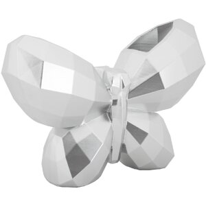 Mauro Ferretti Vaas Vlinder 22,5x8x15 cm zilver