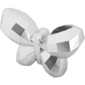 Mauro Ferretti Vaas Vlinder 22,5x8x15 cm zilver