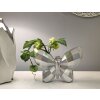 Mauro Ferretti Vaas Vlinder 22,5x8x15 cm zilver
