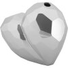 Mauro Ferretti Hart Vaas 19x9x18 cm zilver