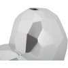 Mauro Ferretti Hart Vaas 19x9x18 cm zilver