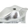 Mauro Ferretti Vaas Mondlippe 23x8x12 cm zilver