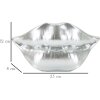 Mauro Ferretti Vaas Mondlippe 23x8x12 cm zilver