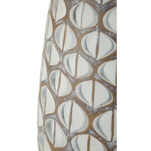 Mauro Ferretti Vaas Tibet Ø 20x45,5 cm whitewash