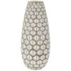 Mauro Ferretti Vaas Tibet Ø 20x45,5 cm whitewash