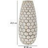 Mauro Ferretti Vaas Tibet Ø 20x45,5 cm whitewash
