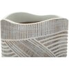 Mauro Ferretti Vaas Hout Ø 19x55 cm wit