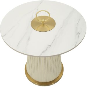 Mauro Ferretti Salontafel Nova Ø 60x54 cm creme