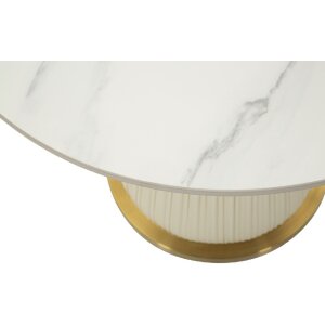 Mauro Ferretti Salontafel Nova Ø 60x54 cm creme