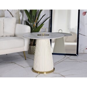 Mauro Ferretti Salontafel Nova Ø 60x54 cm creme