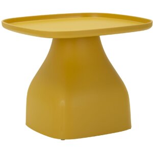 Mauro Ferretti bijzettafel Gea 48x48x38 cm geel