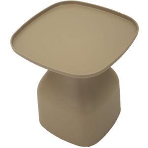 Mauro Ferretti Bijzet tafel Gea 48x48x50 cm grijs