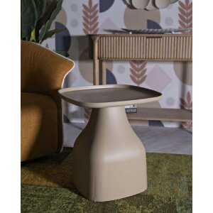 Mauro Ferretti Bijzet tafel Gea 48x48x50 cm grijs