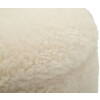 Saint-Moritz Puff-Set 2-delig Creme Ø40x47 cm Ø32x38 cm met opbergruimte