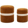 Saint-Moritz Opbergkruk Set 2-delig Ø40x47cm Ø32x38cm Bruin