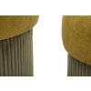 Aspen Pouf Set met opbergruimte groen 2-delig Ø42x44cm Ø35x37cm polyester velours