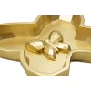 Butterfly schaal 20,5x17,5x3 cm goudkleurig Polyresin Decoratieve Vlinder