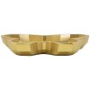 Butterfly schaal 20,5x17,5x3 cm goudkleurig Polyresin Decoratieve Vlinder