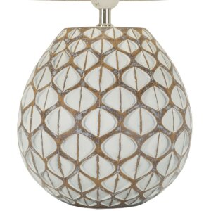 Mauro Ferretti Tafellamp Tibet Ø35x52 cm White Wash E27