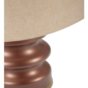 Rosenthal tafellamp glas bruin goud Ø36.5x56.5cm E27 max 40W