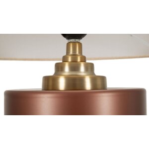 Rosenthal tafellamp glas bruin goud Ø36.5x56.5cm E27 max 40W