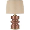 Rosenthal tafellamp glas bruin goud Ø36.5x56.5cm E27 max 40W