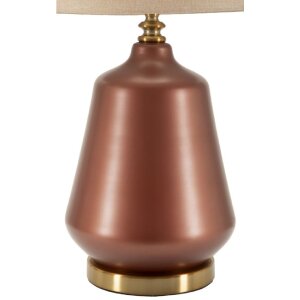 Rosenthal Tafellamp Glas Bruin Goud Ø35.5x65cm E27