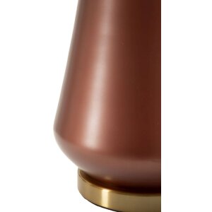 Rosenthal Tafellamp Glas Bruin Goud Ø35.5x65cm E27
