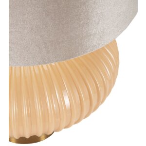 Perly tafellamp Ø33x49 cm Glas IJzer Stof Parelmmoer Goud E27 max 40W