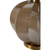 Praga Tafellamp Glas IJzer Stoff Bruin Goud Ø 40,5x57cm E27 max 40W