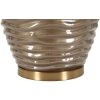 Prague Tafellamp Glas IJzer Stof Bruin Goud Ø45.5x79cm E27 max40W
