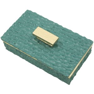 Mauro Ferretti Opbergdoos Grent 18,8x6,4x10,8 cm groen-goud