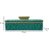 Mauro Ferretti Opbergdoos Grent 18,8x6,4x10,8 cm groen-goud