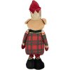Clayre & Eef Decoratiebeer Kerstbeer Uniform Rood Goud Groen 25x15x60 cm