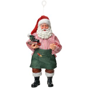 Clayre & Eef 66241 Hangende Kerstman decoratie 17 cm...