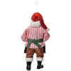Clayre & Eef 66241 Hangende Kerstman decoratie 17 cm Rood Groen Wit