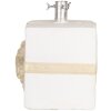 Clayre & Eef 6MG0116 Kerstboomstander Geschenkdoos Wit Goud 26x24x33cm