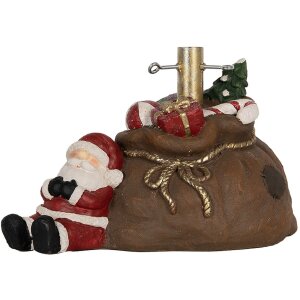 Clayre & Eef 6MG0119 Kerstboomstandaard Bruin Rood...